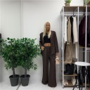 completo giacca slim e pantalone palazzo slim